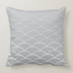 Gray Waves American MoJo Pillows pillows