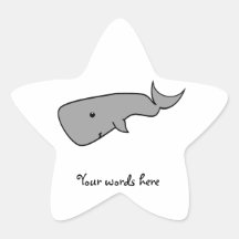 Gray whale sticker