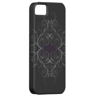 Gray With A Touch Of Pretty iPhone 5 Case