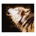 Gray Wolf Baying posters by mrsmas Gray Wolf Baying posters