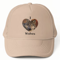 Gray Wolf Trucker Hats
