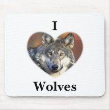 Gray Wolf Mousepads