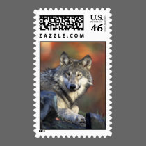 Gray Wolf postage