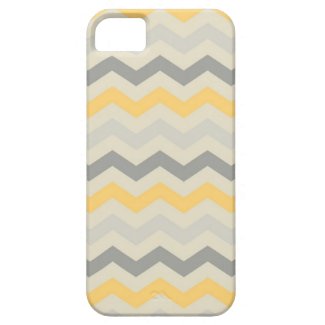Gray yellow chevron zigzag print zig zag pattern iPhone 5 cover