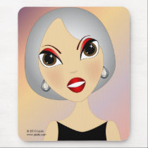 Graying Gracefully Mousepad mousepads