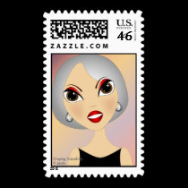 Graying Gracefully postage
