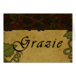 Grazie Grape Vines - Thank You Card
