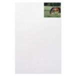 Grazing Horse Custom Stationery