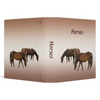 Grazing Horses binder