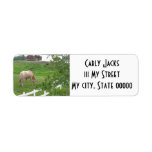 Grazing Horses I Return Address Labels