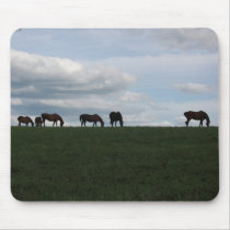Grazing on the hill mousepads
