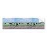Grazing (Other uses for Wetlands) Bumper Sticker