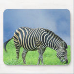 Grazing Zebra Mousepad mousepads