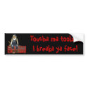 Grease Monkey Customized Toolbox Sticker (Red) bumper stickers