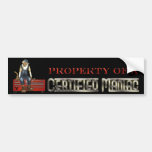 Grease Monkey Mechanics Toolbox Sticker (Red) Bumper Sticker