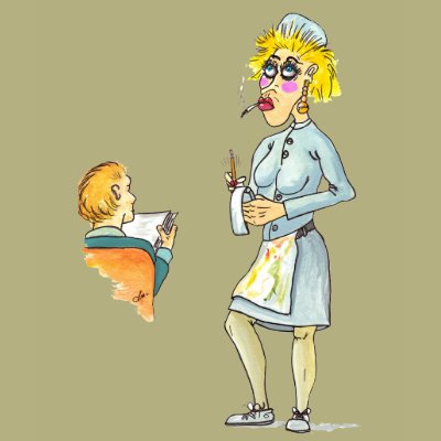 greasyspoonwaitress t-shirts by ThomasMac