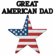 GREAT AMERICAN DAD MEN'S EMBROIDERED POLO SHIRT