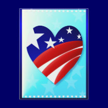 Great American Heart  Postcard postcards