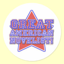 Great American Novelist stickers