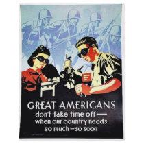 Great Americans flyers by ww2posters Great Americans flyers