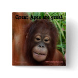 Great Ape Fan Button