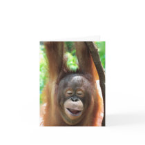 Great Ape Smiles Make Life Better Card