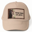 Great Apes are great! hats by Rebecca_Reeder Great Apes are great! hats