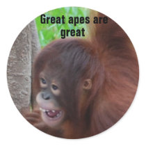 Great Apes are Great stickers by Rebecca_Reeder Great Apes are Great stickers