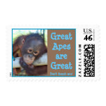 Great Apes & Rain Forest Daydreams postage