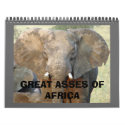GREAT ASSES OF AFRICA calendars by sewkap GREAT ASSES OF AFRICA calendars