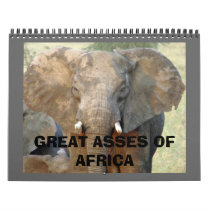 GREAT ASSES OF AFRICA calendars by sewkap GREAT ASSES OF AFRICA calendars