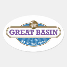 Great Basin National Park Oval Sticker