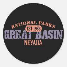 Great Basin National Park Round Stickers