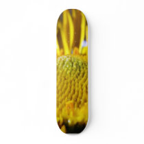 Great Big Yellow Flower Macro Image skateboards