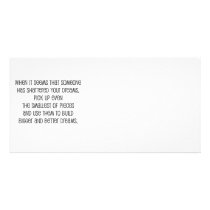Great, "Bigger and Better Dreams" Photo Greeting Card