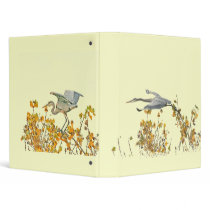 Great Blue Heron Aspen Tree Avery Binder