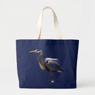 Great Blue Heron Canvas Bag