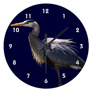 Great Blue Heron Clocks