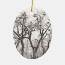 Great Blue Heron Colonies Christmas Ornament