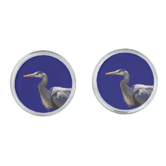 Great Blue Heron Cufflinks