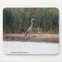 Great Blue Heron mousepads by codfishlady Great Blue Heron mousepads