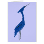 GREAT BLUE HERON note card cards