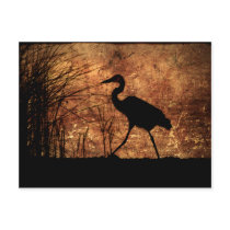 Great Blue Heron postcards by jonicool Great Blue Heron postcards