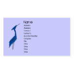 GREAT BLUE HERON profile card business cards