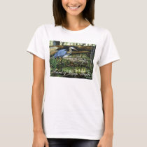 Great Blue Heron, Sound of Wings Studio t-shirts by Sandra444 Great Blue Heron, Sound of Wings Studio t-shirts