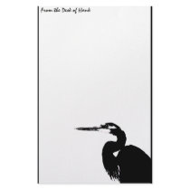 Great Blue Heron Stationery by farmer77 Great Blue Heron Stationery
