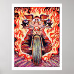 Great Boars Afire Poster posters