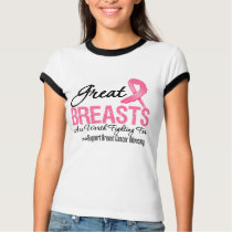 GREAT Breasts Are WORTH Fighting For (G2) t-shirts by cancerapparel GREAT Breasts Are WORTH Fighting For (G2) t-shirts
