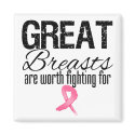 GREAT BREASTS are Worth Fighting For magnets