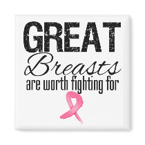 GREAT BREASTS are Worth Fighting For magnets